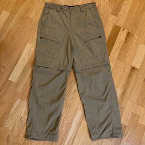 L.L. Bean Men's Tan Convertible Pants